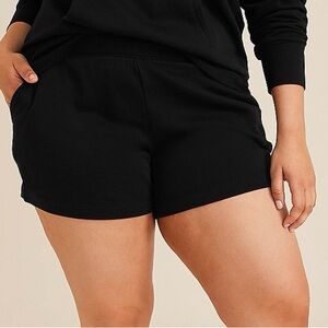 Plus Size Club Fleece High Rise 4in Short